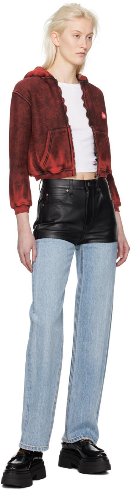 ALEXANDER WANG Carter Patent-leather Platform Loafers In Black