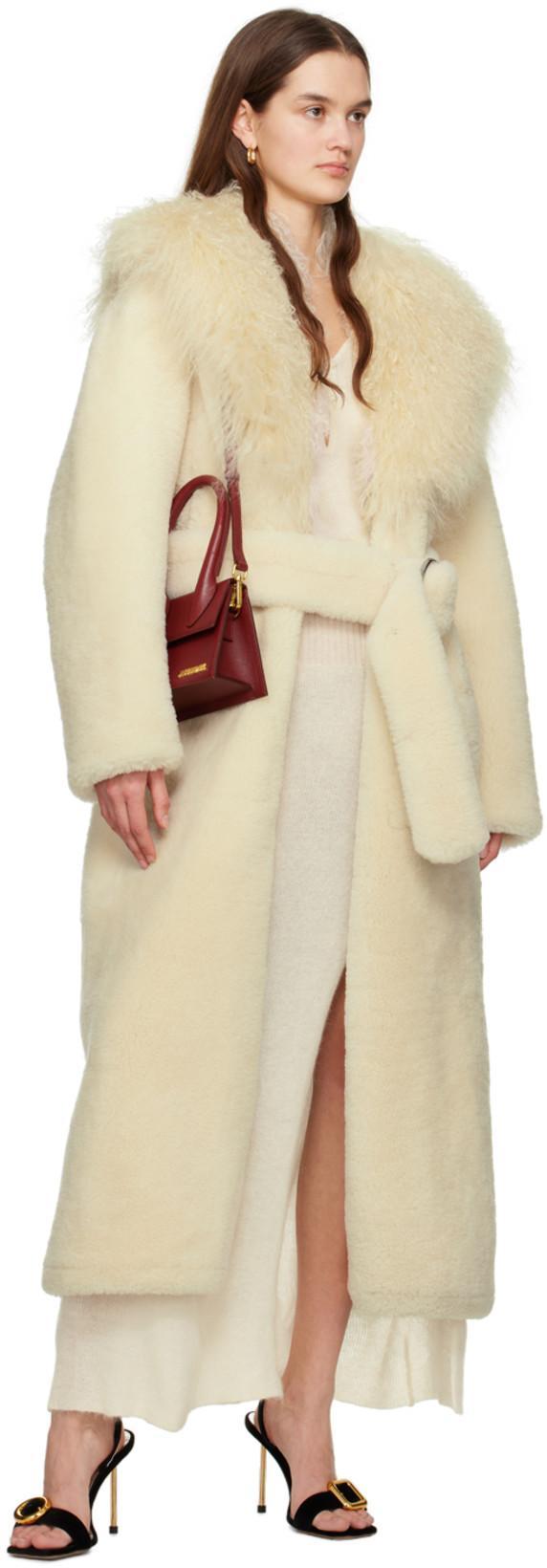 JACQUEMUS Gold Le Chouchou 'les Boucles Rond Carré' Earrings In 270 Light Gold