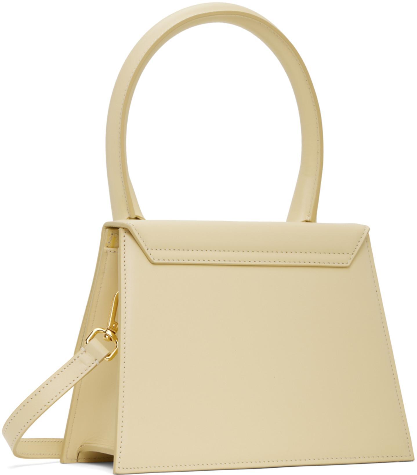 JACQUEMUS Draped Saudade Midi Dress With Bare Back Design In White