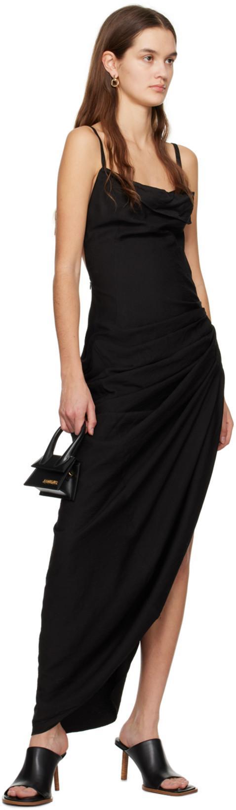 JACQUEMUS Black Les Classiques 'la Robe Saudade Longue' Maxi Dress