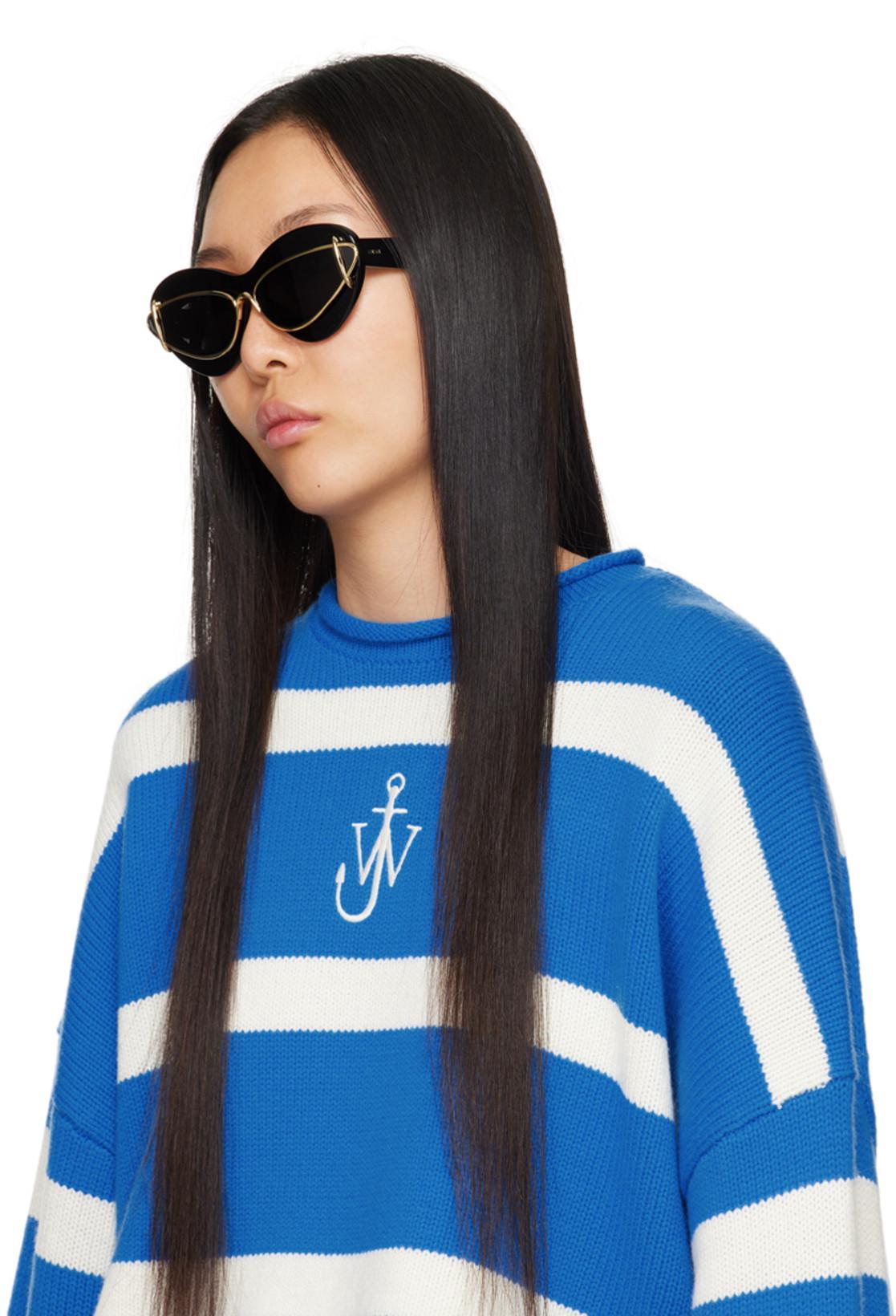 LOEWE Double Frame Lw 40119i 01a Cat Eye Sunglasses In Multicolor