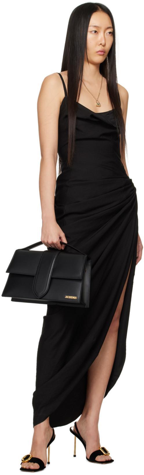 JACQUEMUS Black Les Classiques 'la Robe Saudade Longue' Maxi Dress