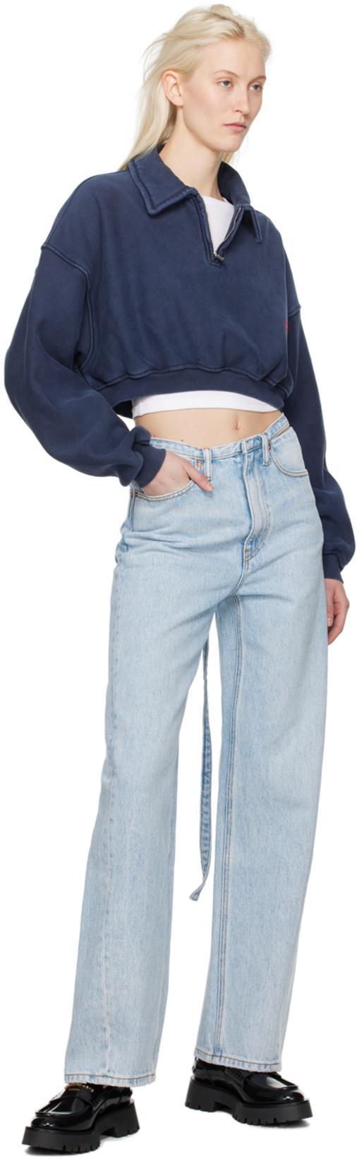 ALEXANDER WANG Mocassini Carter In Pelle With Medium Tacco In Black