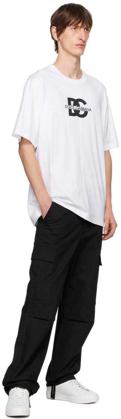 DOLCE & GABBANA White Portofino Sneakers In 80001 Bianco