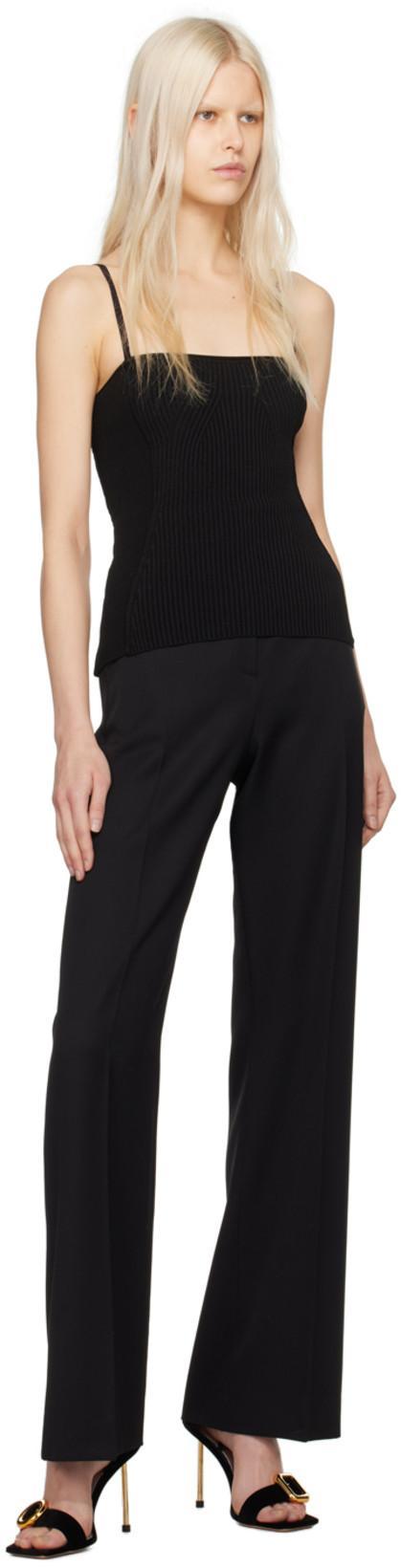 JACQUEMUS Le Pantalon Sauge Trosers In Black