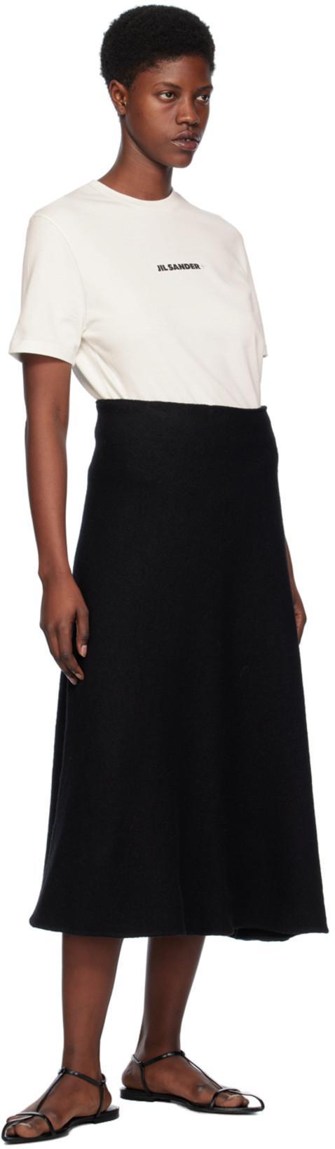 JIL SANDER T-shirt With Logo Print In White