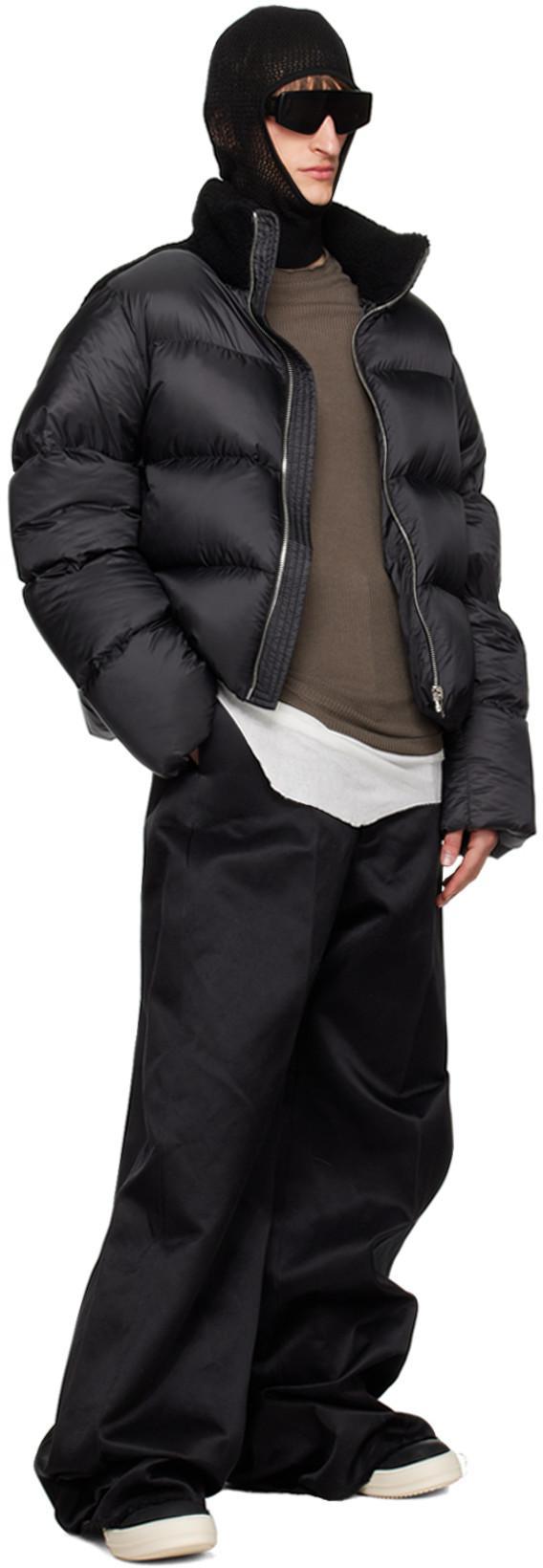 RICK OWENS Geometric High-top Sneakers Unique Laces In Black