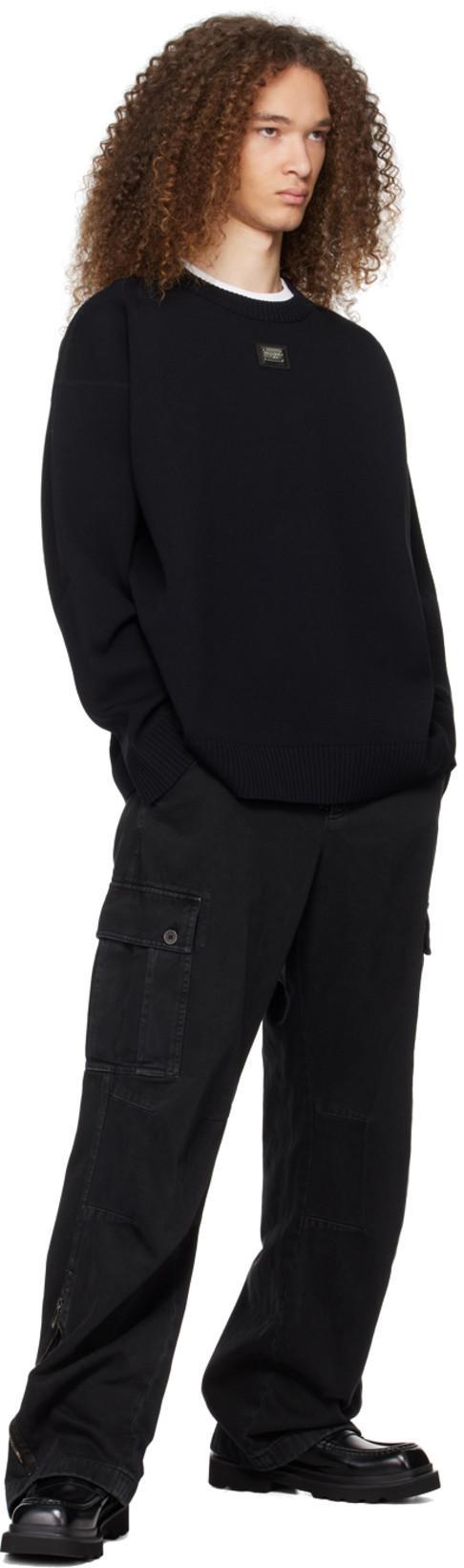 DOLCE & GABBANA Dg Essentials Crew Neck T-shirt In White