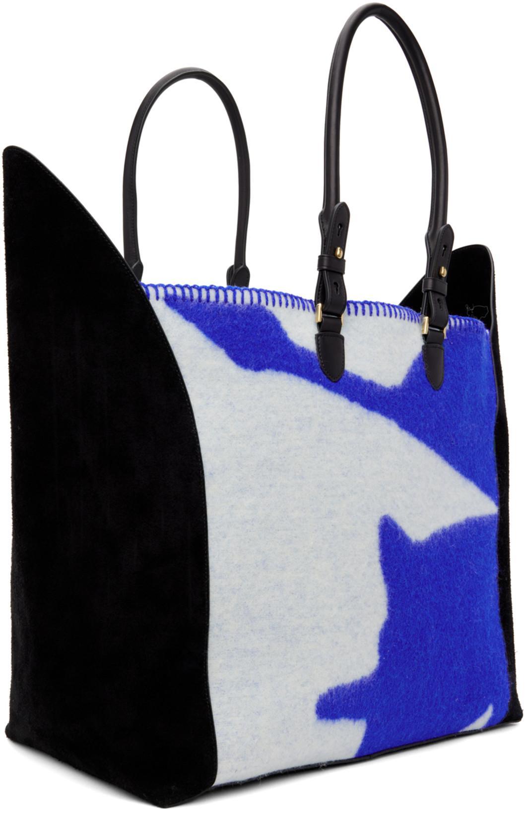 BURBERRY Multicolor Extra Large Shield Tote In Knight