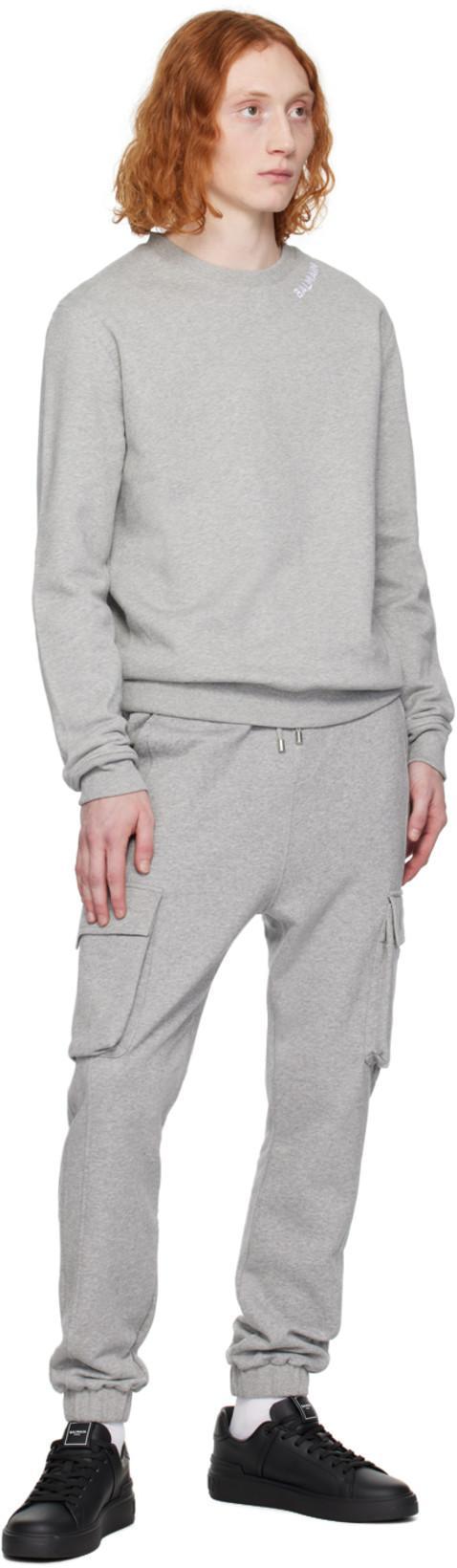 BALMAIN B Court Sneakers Flat Sole Round Toe In Multi