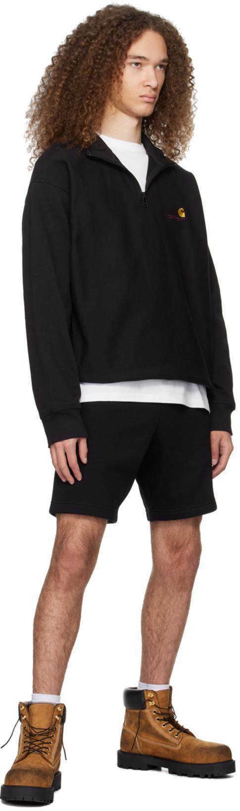 CARHARTT Sweat Shorts Chase Flee In Black