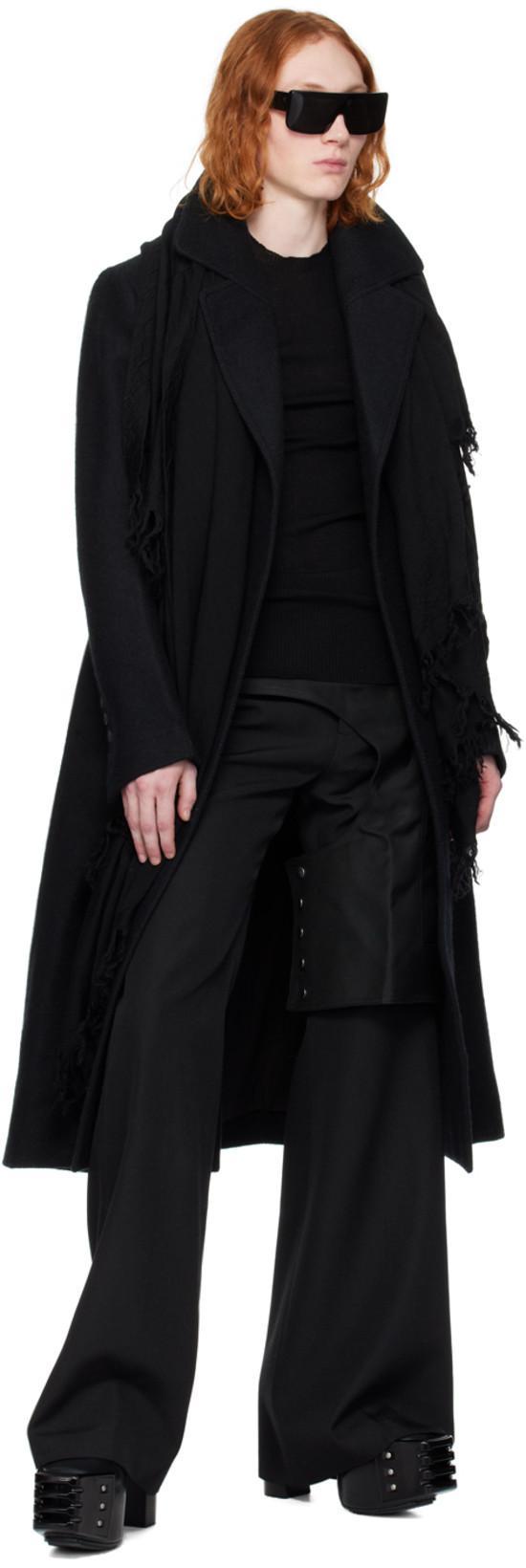 RICK OWENS 120mm Grilled Kiss 45 Boots In Black