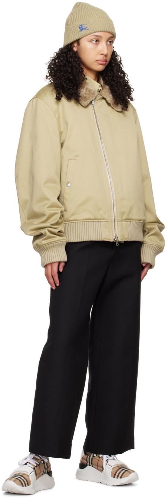 BURBERRY Check Fabric Sneakers In White