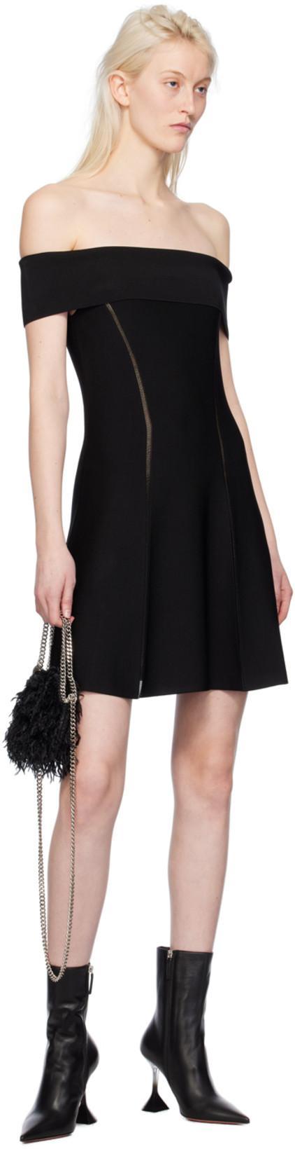 AMINA MUADDI Georgia 95mm Suede Ankle Booties In Black