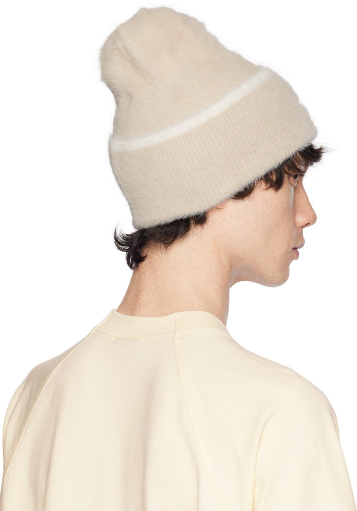 JACQUEMUS Typo Tee Light Beige In Neutral