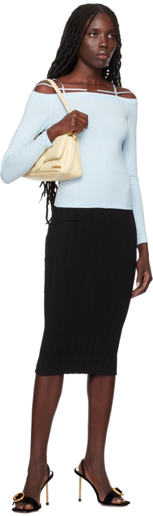 JACQUEMUS Women La Jupe Pralu Midi Skirt In Black