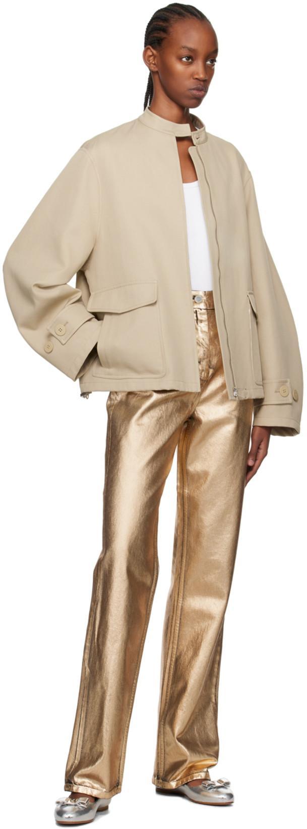 FERRAGAMO Silver Varina Ballerina Flats In 029 Gull Grey