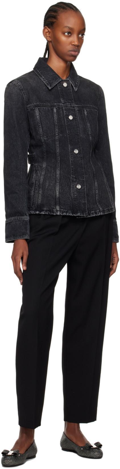 FERRAGAMO Black Varina Ballerina Flats In 001 Nero