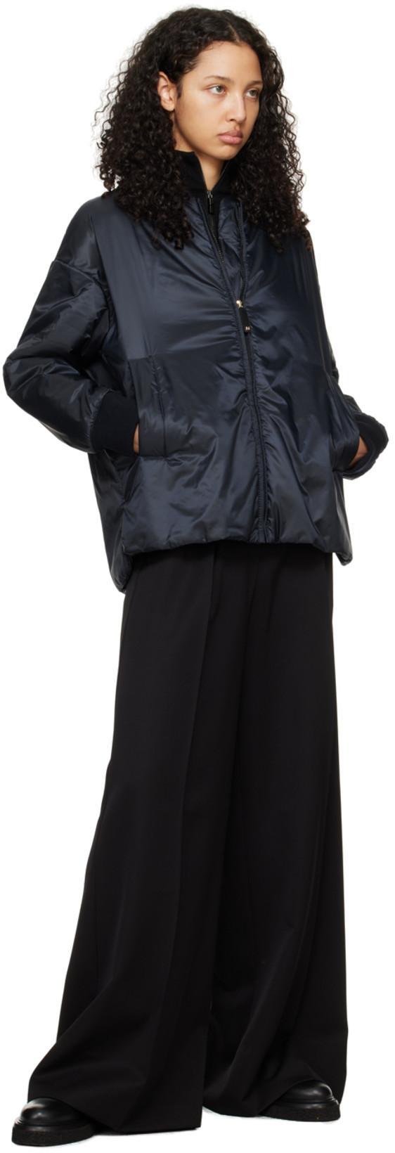 MAX MARA Karub Stretch Wool Trousers In Black