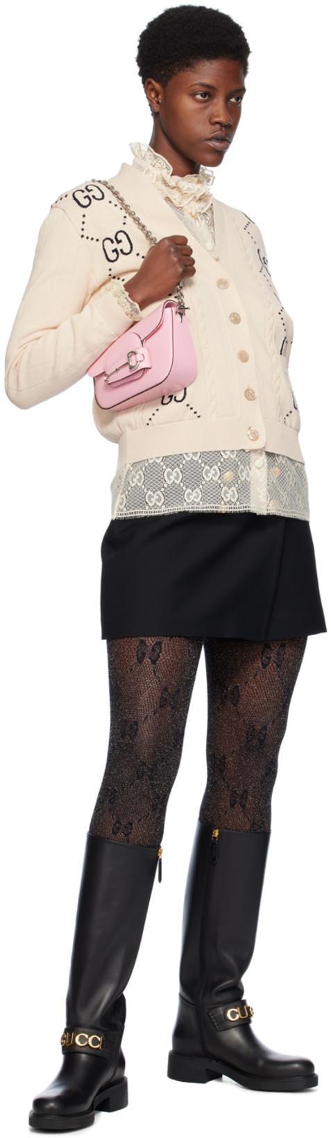 GUCCI Button-up Crepe Skirt In Black