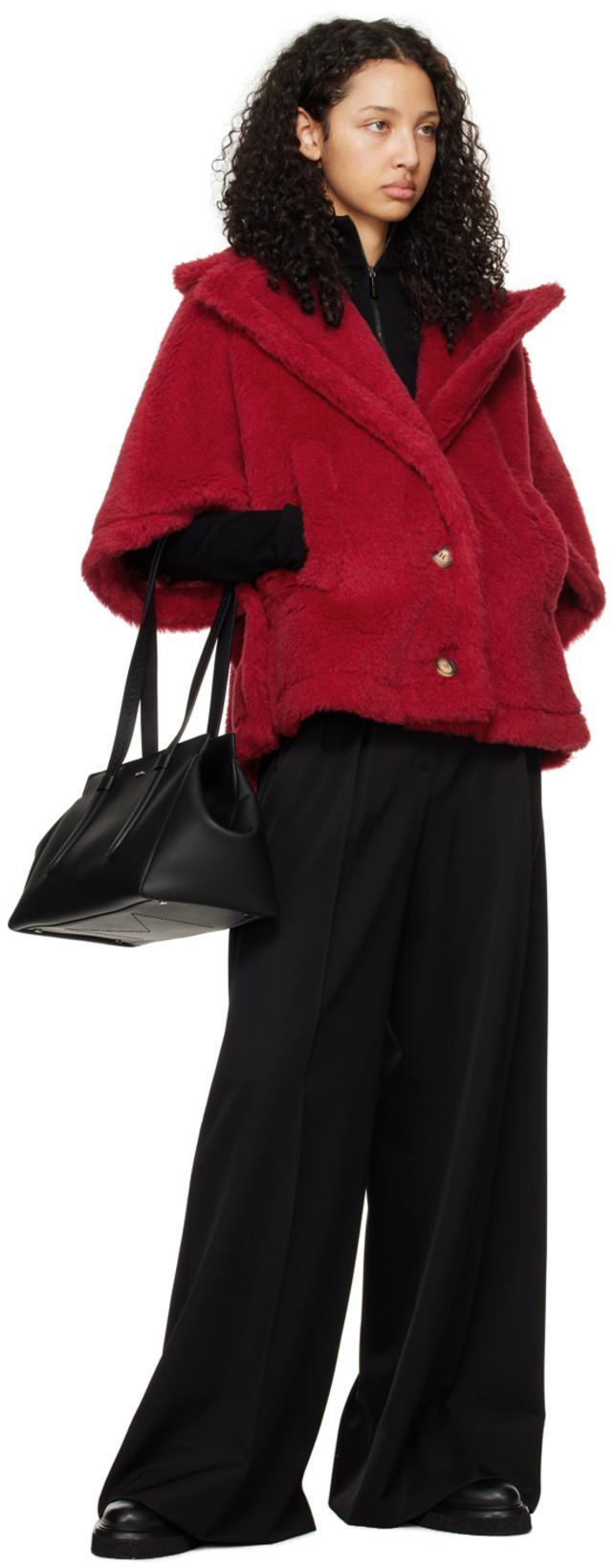 MAX MARA Karub Stretch Wool Trousers In Black