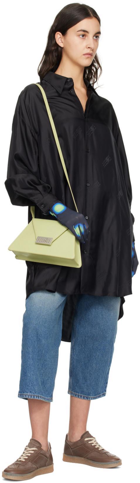 MM6 MAISON MARGIELA Mm6 By Maison Margiela Straight Leg Cropped Jeans In Blue