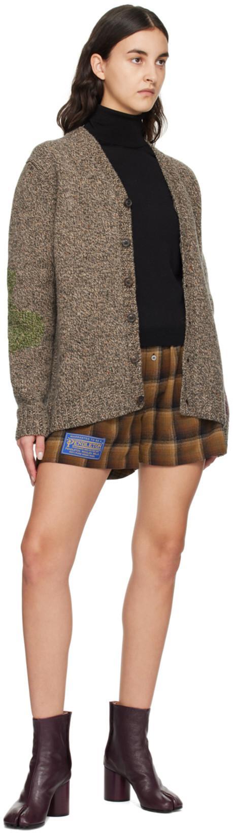 MAISON MARGIELA Tabi Ankle Boots In Brown