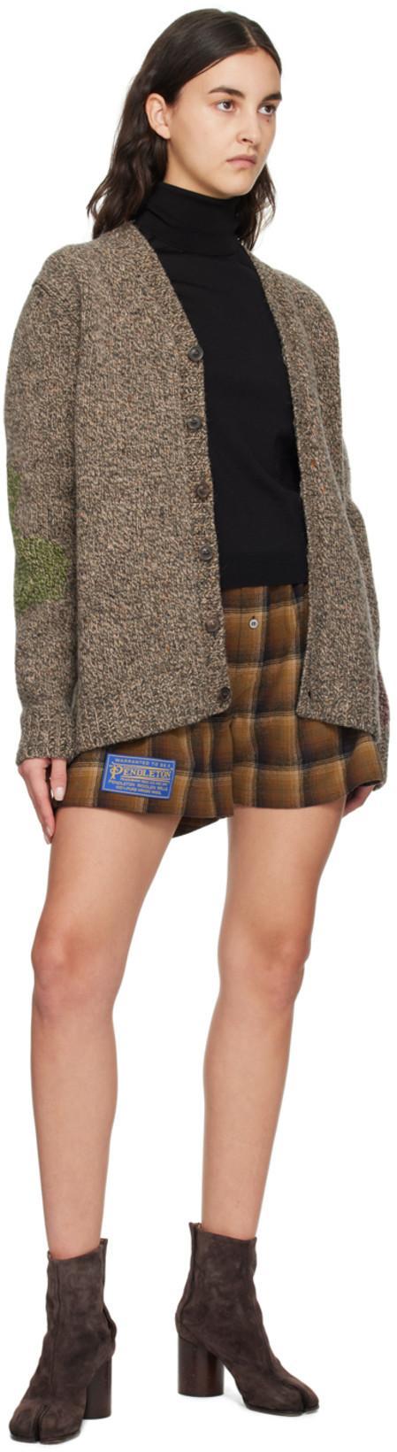 MAISON MARGIELA Tabi Ankle Boots In Brown