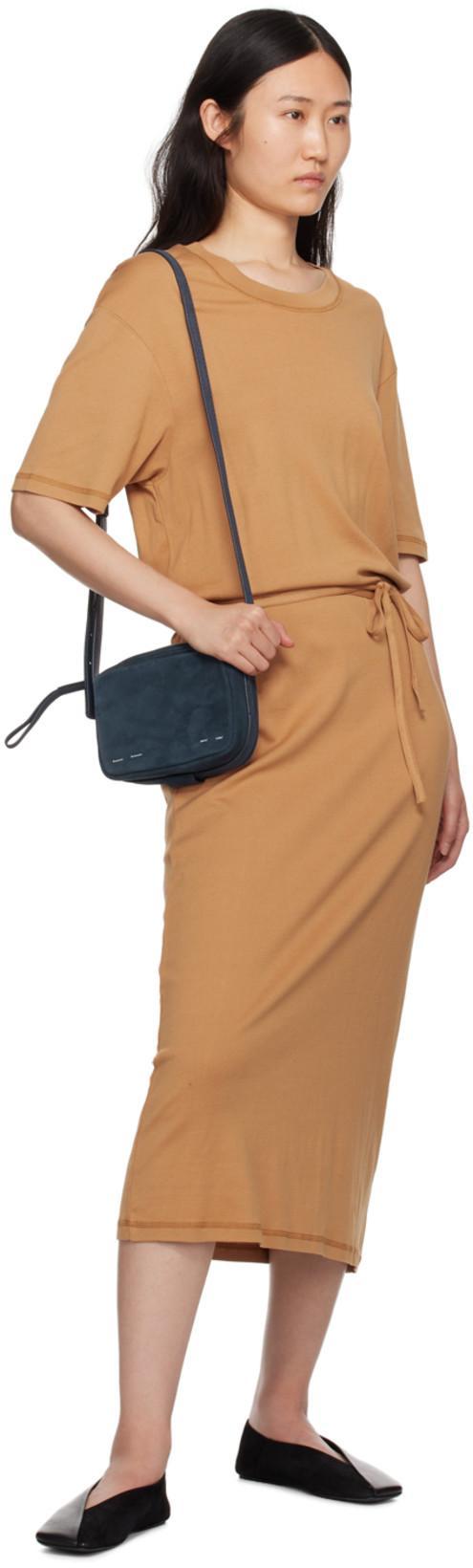 JIL SANDER Black Leather Ballet Flats