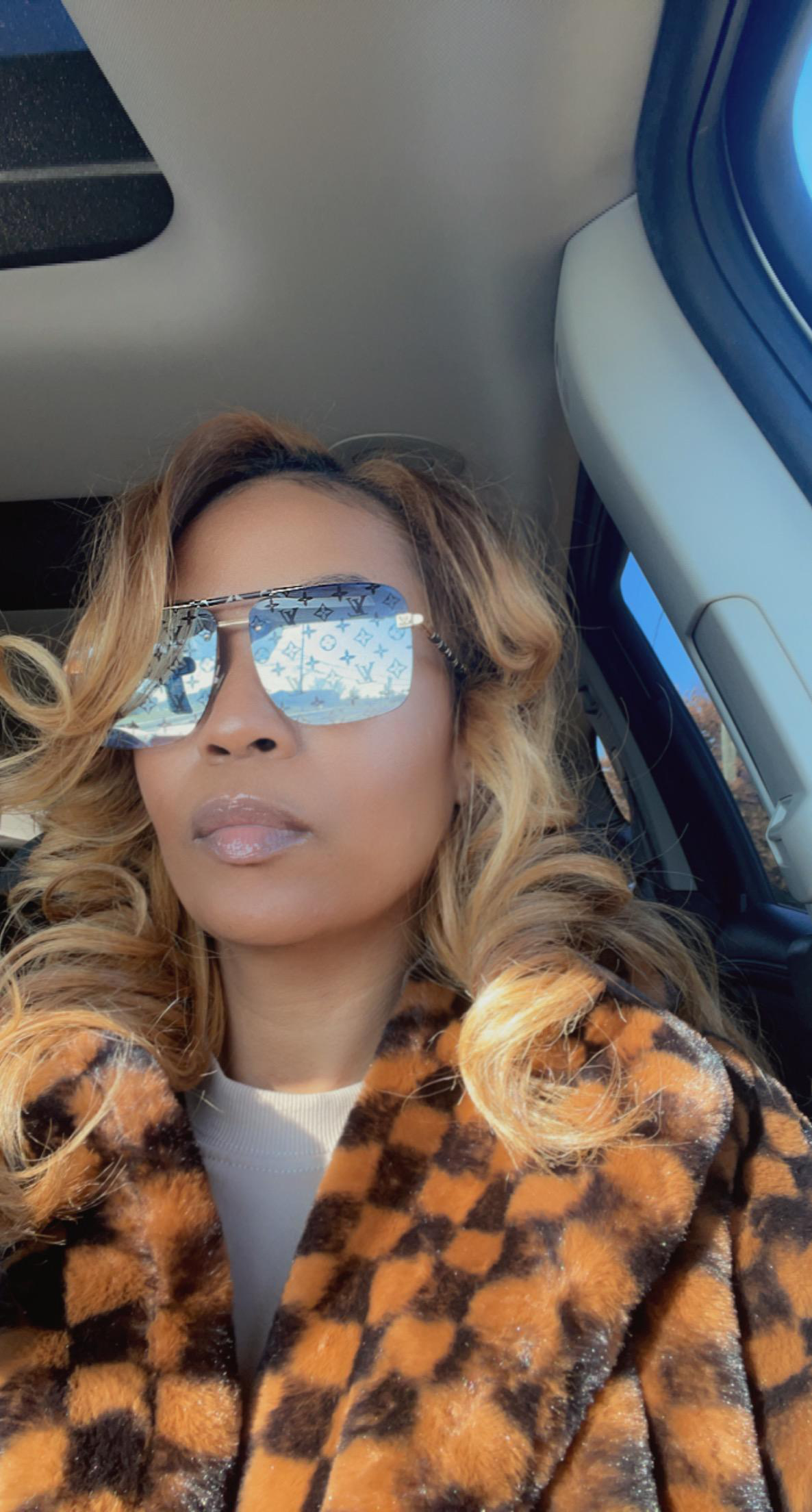 RAY BAN Ray-ban Oversized Square Frame Sunglasses In Silver