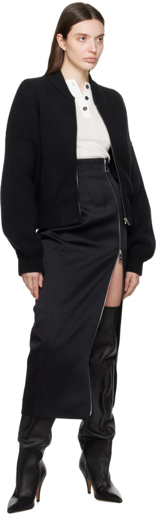 KHAITE Fine-ribbed Long-sleeve T-shirt In White