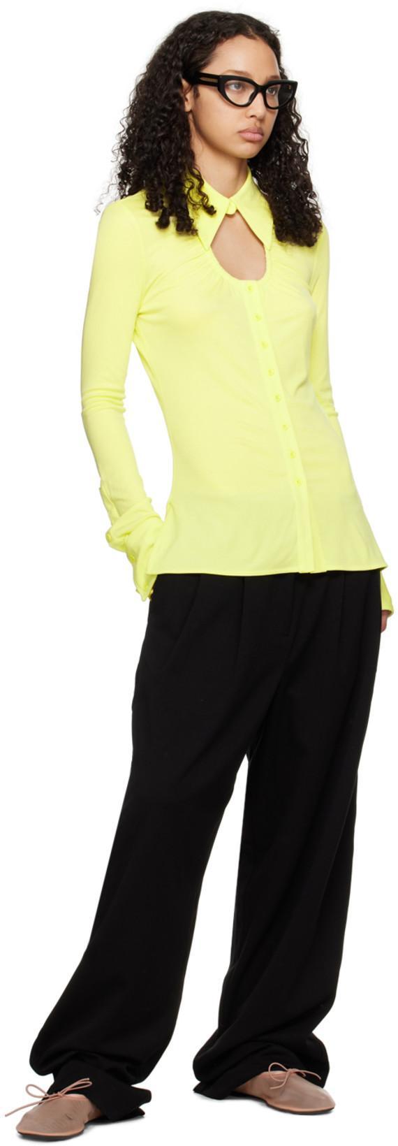 PROENZA SCHOULER Glove Mesh Mary Jane Flats In Blush