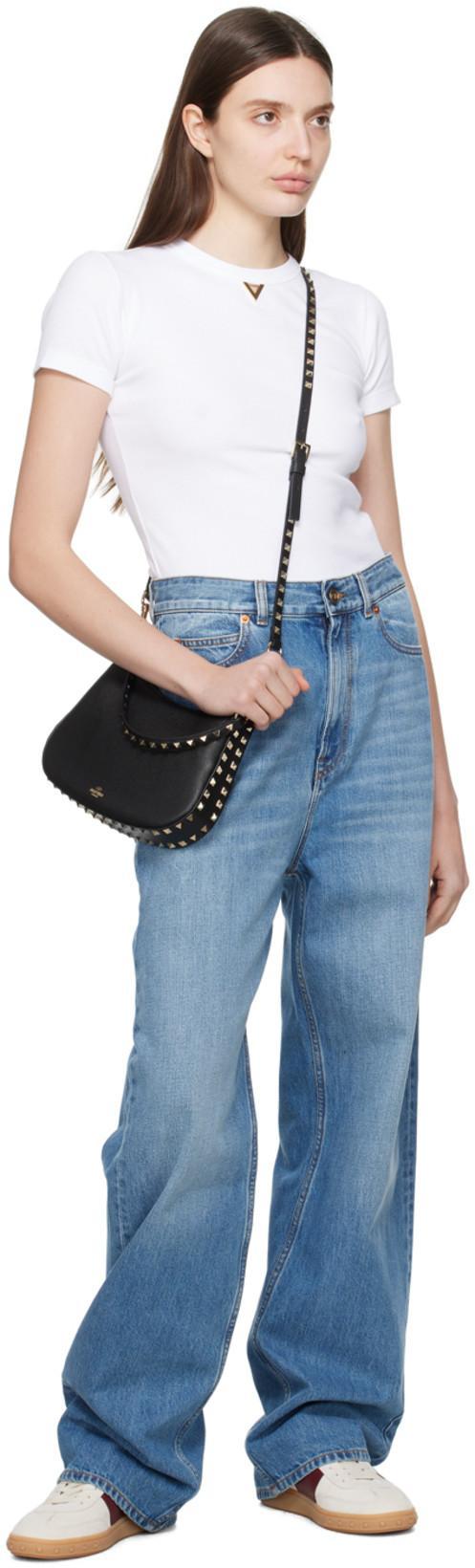 VALENTINO GARAVANI Upvillage Leather Sneakers - Women's - Calf Leather/rubber/polyamide/sheepskinleather In Multi