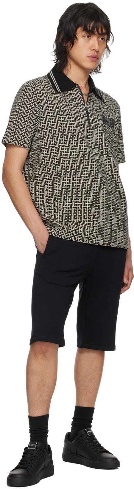 BALMAIN B Court Sneakers Flat Sole Round Toe In Multi