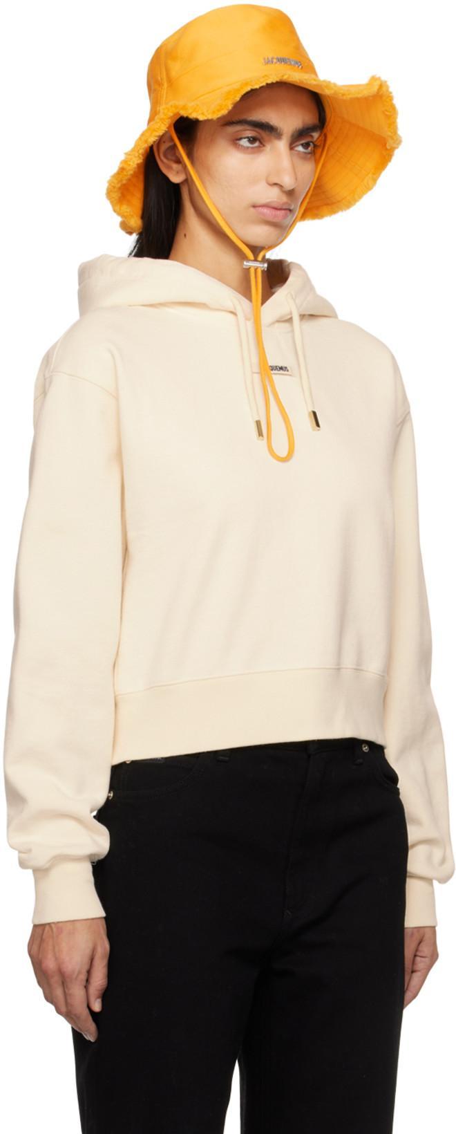 JACQUEMUS The Gros Grain Hoodie In Neutral