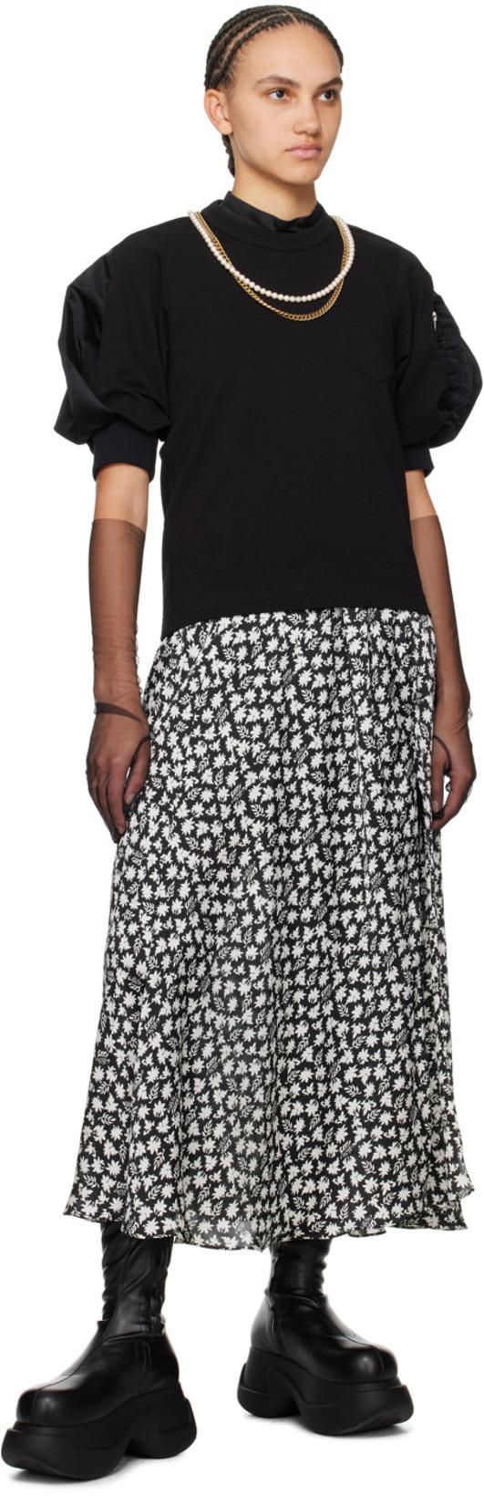 MARNI Black Chunky Stretch Boots In 00n99 Black