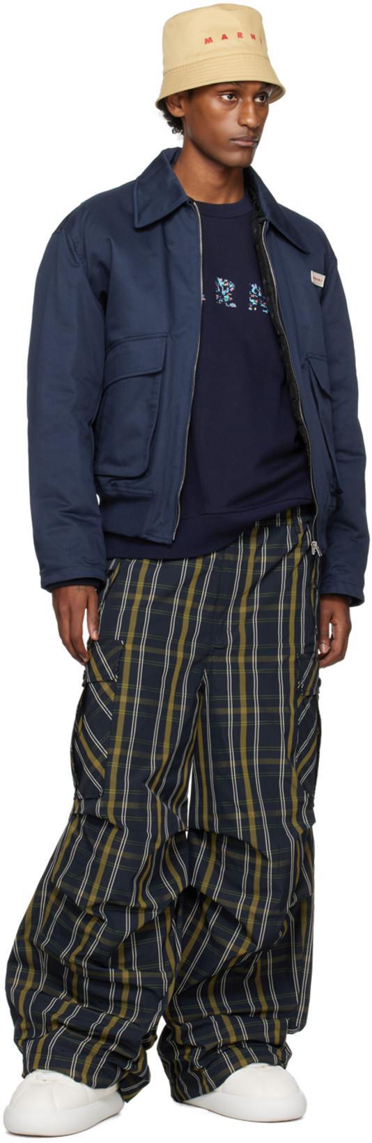 MARNI Minimalist White Leather Sneakers With Cushioned Sole