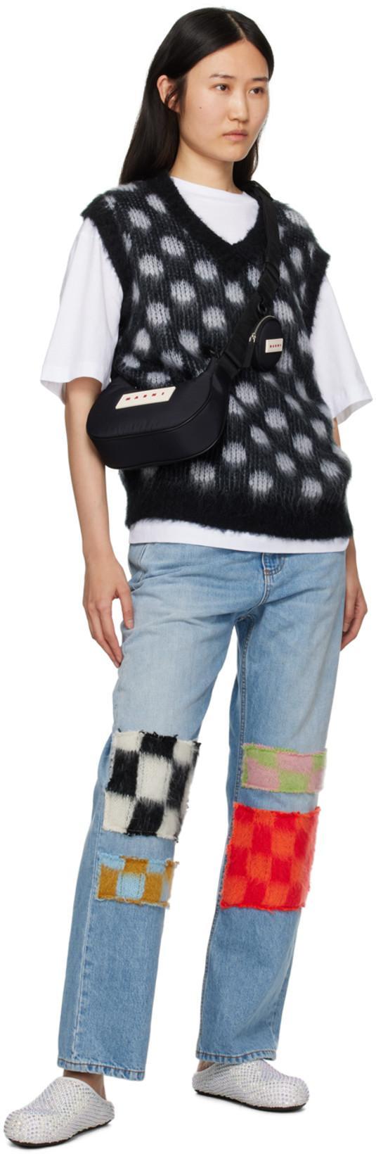 MARNI White Fussbett Sabot Slippers In Lily White