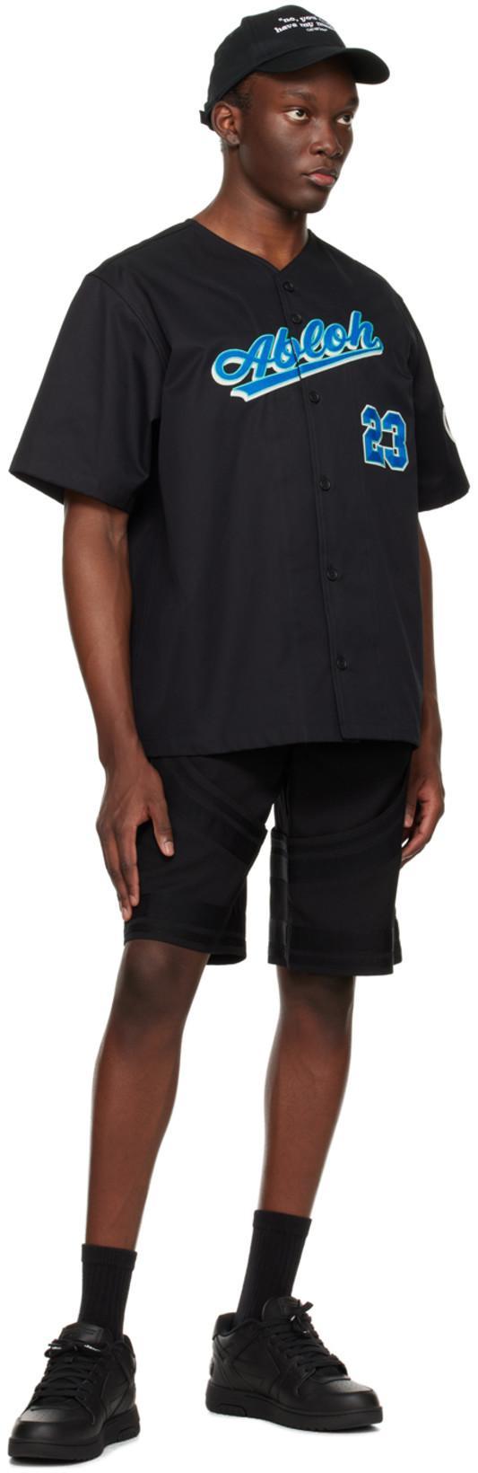 OFF-WHITE Out Of Office Black Low Top Sneakers With Arrow Patch In Leather Man In Multi