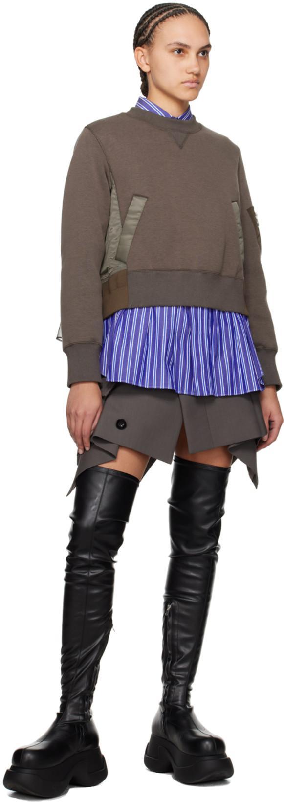 MARNI Black Chunky Stretch Boots In 00n99 Black