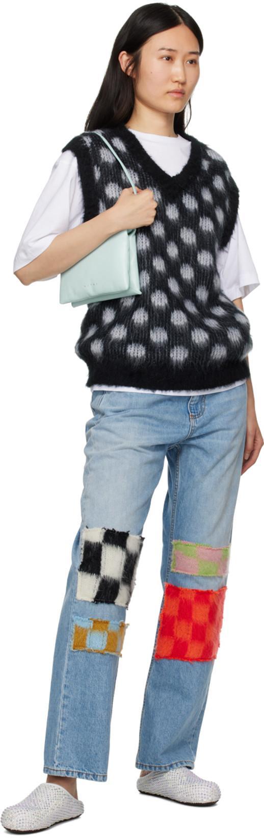 MARNI White Fussbett Sabot Slippers In Lily White