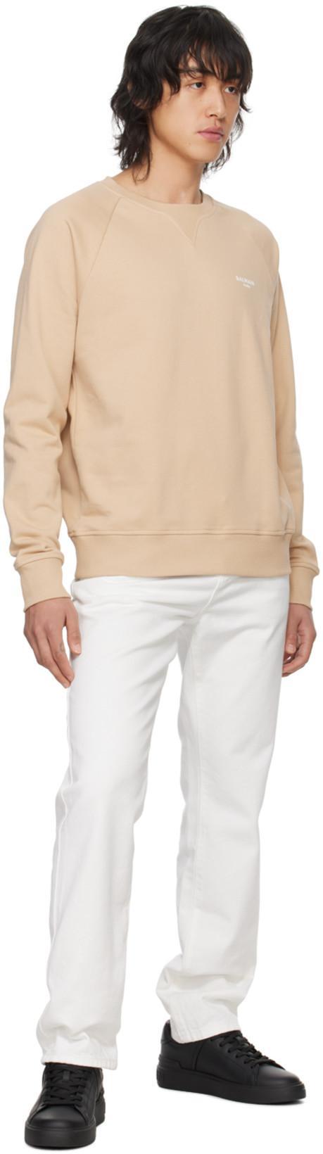 BALMAIN B Court Sneakers Flat Sole Round Toe In Multi