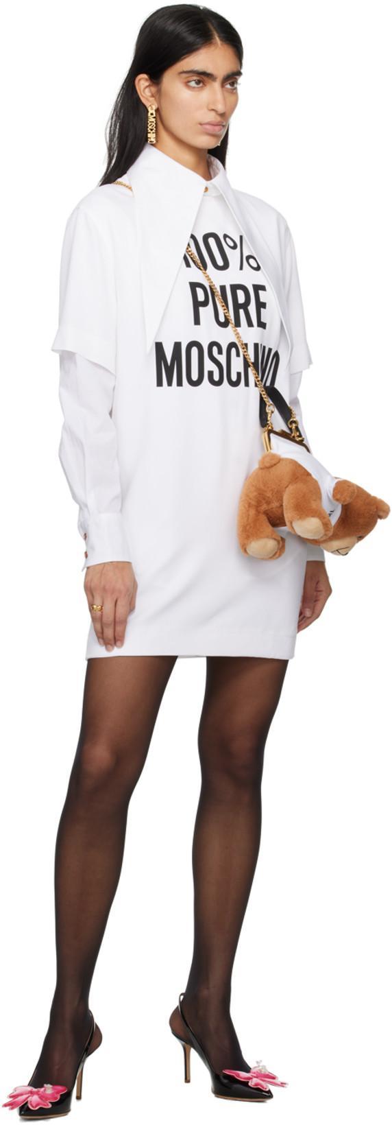 VIVIENNE WESTWOOD Orb Logo Embroidered Drunken Shirt In White