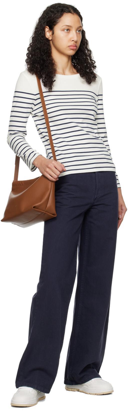 AXEL ARIGATO Womens Beige Area Lo Leather Low-top Trainers