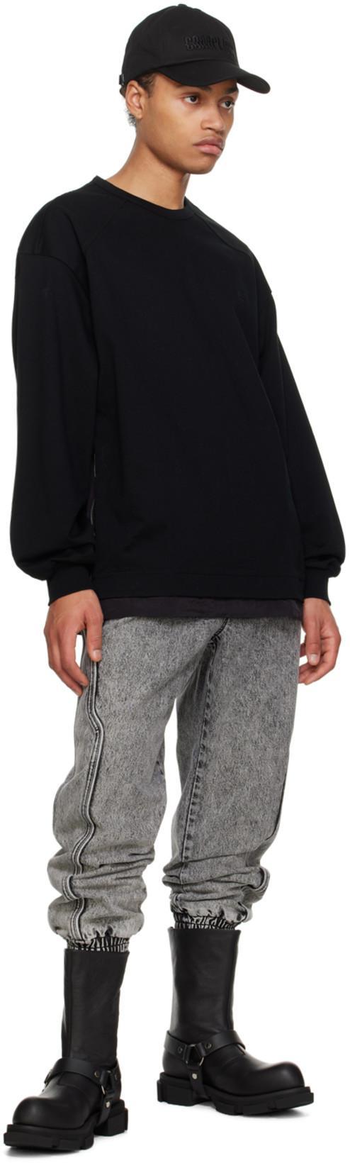 BALENCIAGA Rectangular Sunglasses In Black-black-grey