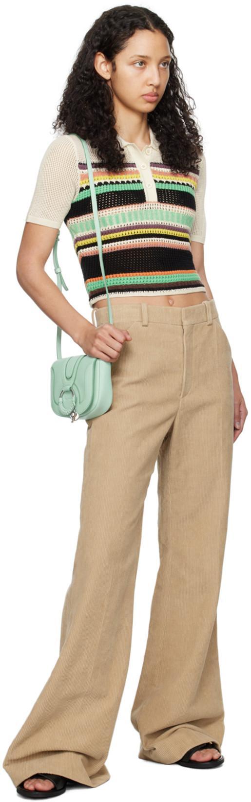 CHLOÉ Marcie Leather-trimmed Espadrille Slides In Black