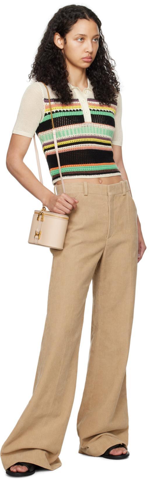 CHLOÉ Marcie Leather-trimmed Espadrille Slides In Black