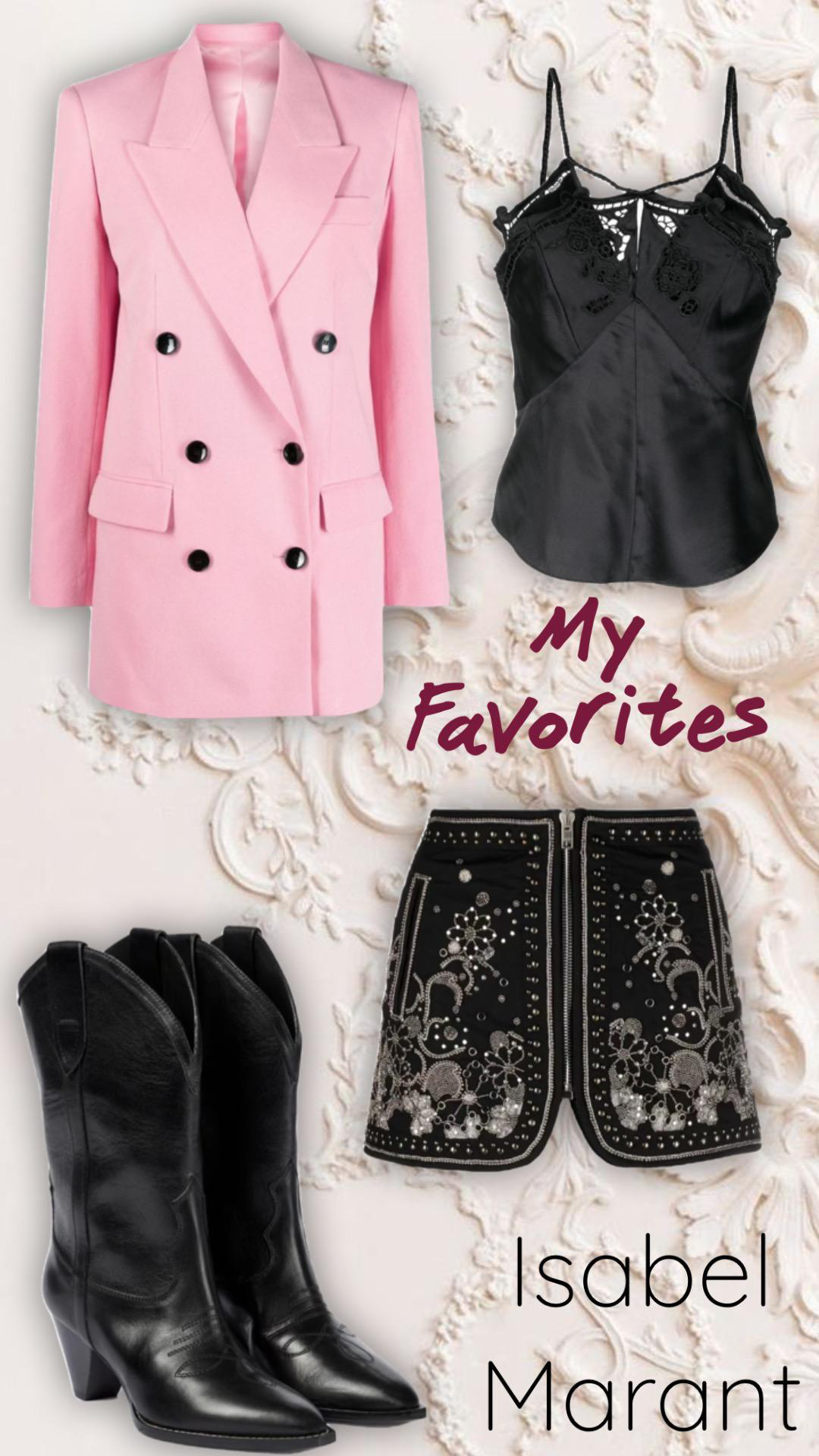 ISABEL MARANT Women Nevim Double-breasted Jacket In Pink