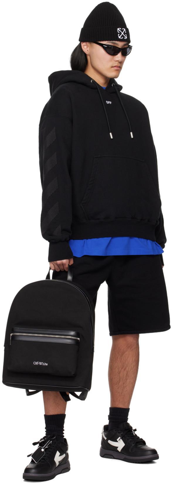 OFF-WHITE Off White™ Black Caravaggio Mery Print Hoodie