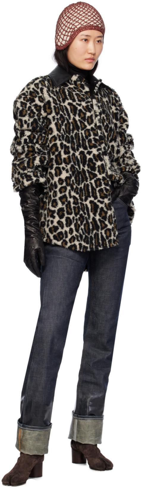 MAISON MARGIELA Brown Ankle Boots With Tabi Toe And Block Heel